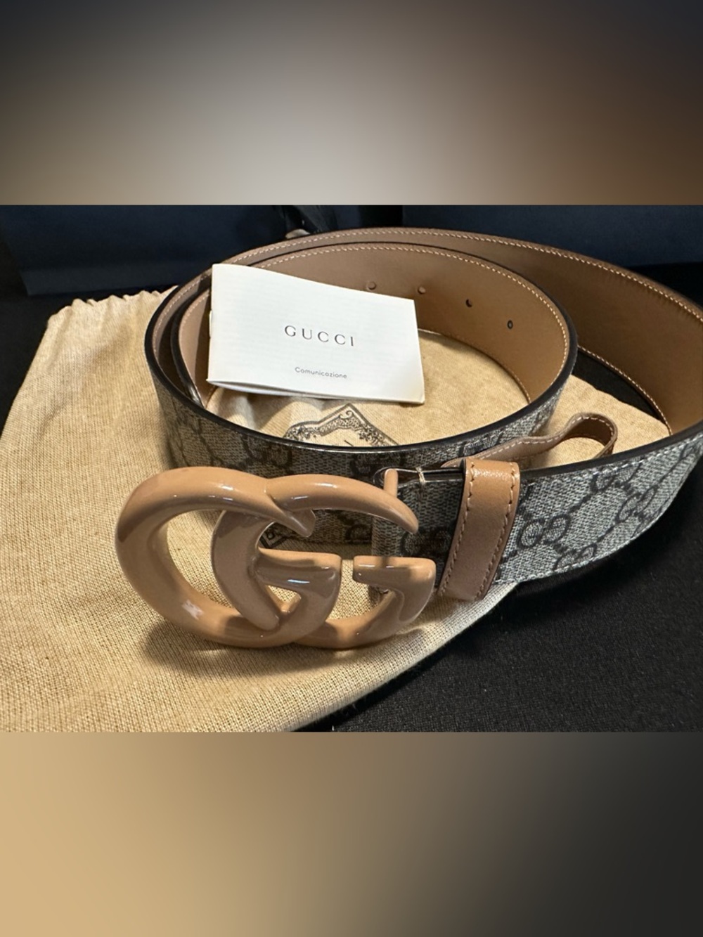 Gucci belt GG Supreme Monogram